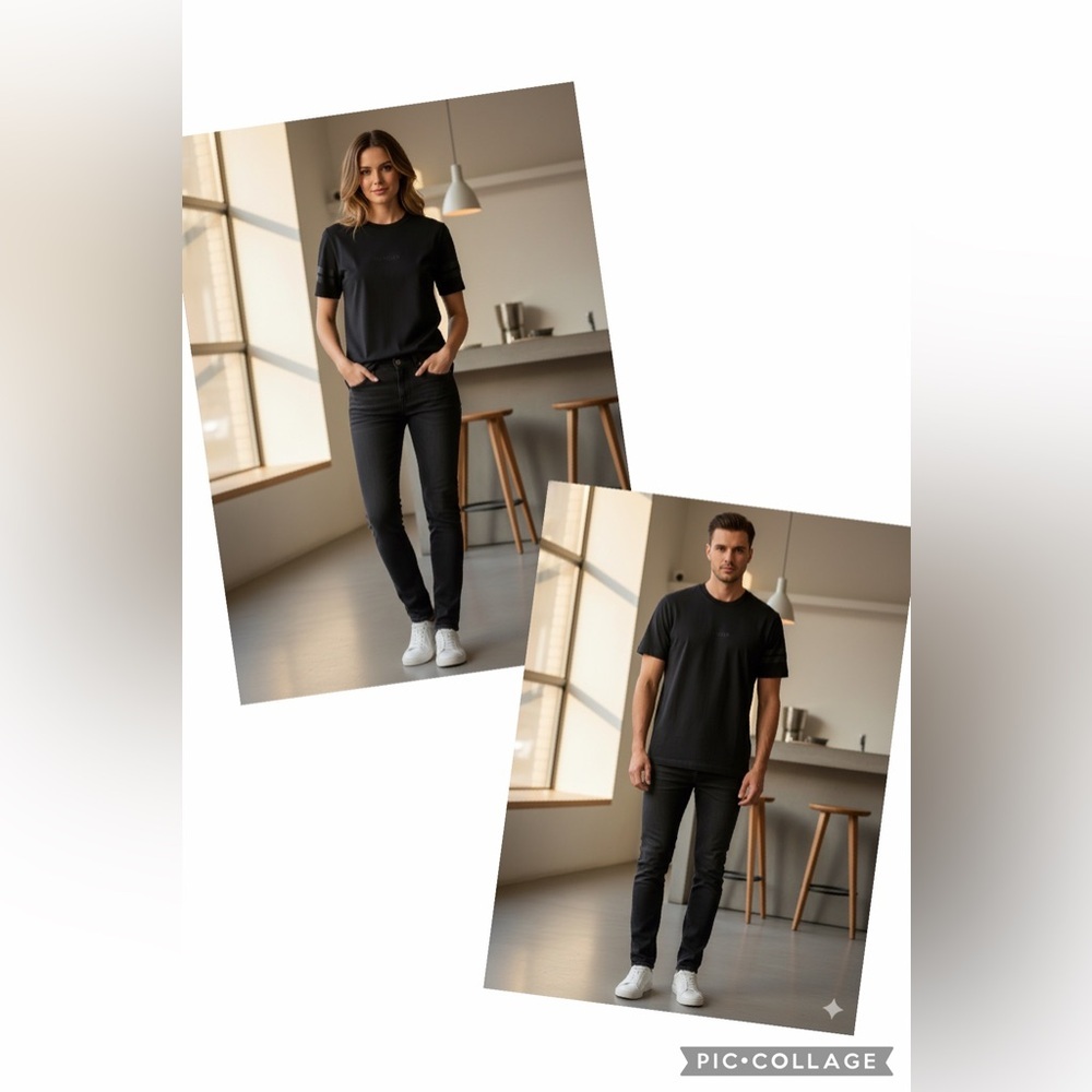 Black 100% Cotton T-Shirt size XL
